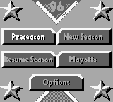 NFL Quarterback Club 96 back cover for GameBoy